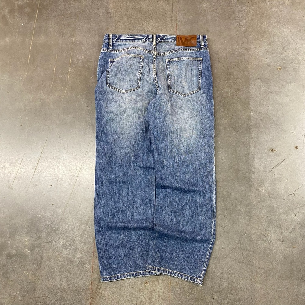 Michael Kors Straight Leg Jeans Blue Wash Mens Size‎ 36x30